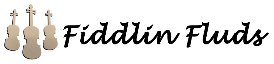 Fiddlin Fluds 3 fiddle logo and title